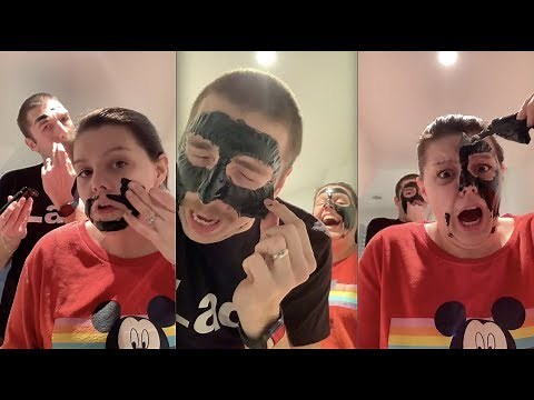 The worlds most painful charcoal face mask 😱🆘