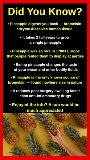 Shocking Facts About Pineapple That Will Blow Your Mind 🍍😱