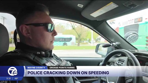 Grosse Pointe Farms police crack down on speeding drivers throughout the month of May