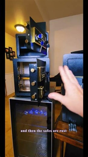 RXDSAFE Large Safe Box with Digital Keypad, Electronic Lock, Smart Alarm System, and Dual Security