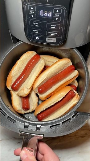 I Ate Hot Dogs Cooked in an Air Fryer For The Whole Day!