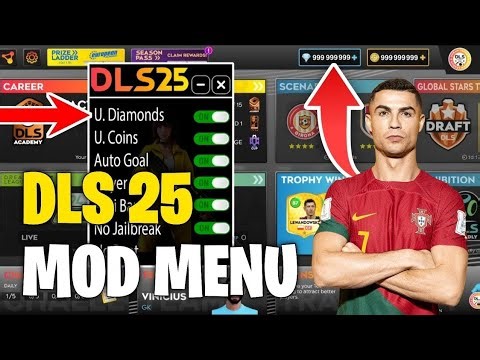 🎮 Dream League Soccer 25 Hack – Unlimited Coins + Diamonds | DLS 2025 Mod Menu