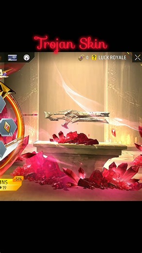 Trojan New Gun Skin 2026 | Free Fire Max | #trending #freefire #shorts