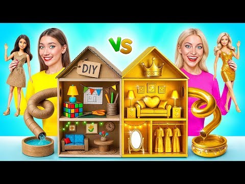 We Build Amazing Doll House | Rich vs Broke Challenge by Multi DO Smile