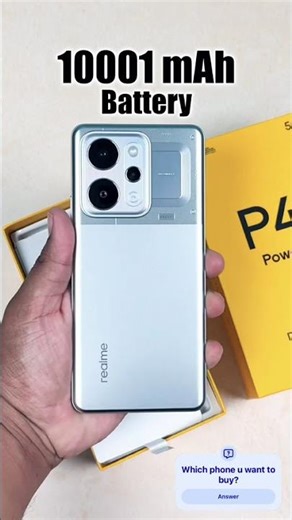 10,001 mAh Battery?! 🤯 realme P4 Power Unboxing 🔋 #realmeP4Power #Unboxing #Shorts #realme #tech