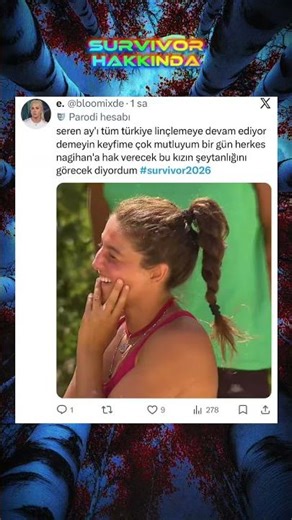 SURVİVOR SEREN AY HAKKINDA #survivor2026