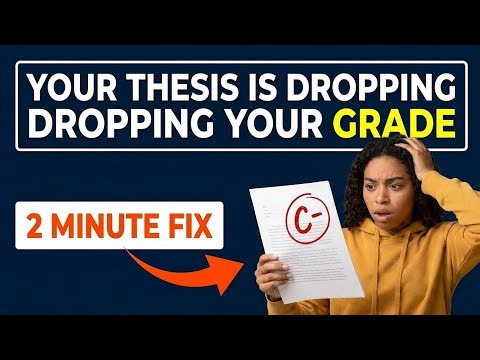 How to Write a Thesis Statement in Under 2 Minutes (With Examples)
