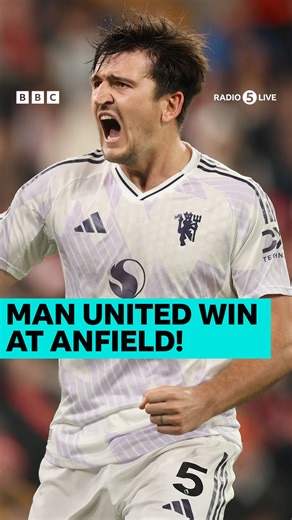 BBC 5 Live Sport on Instagram: "“Possibly the best moment yet for Ruben Amorim as the manager of Manchester United!” 🗣️ The moment the full time whistle went at Anfield giving #MUFC their first win at the ground in nearly a decade. 🎙️ John Murray and Stephen Warnock #BBCFootball #LIVMUN #LFC #PremierLeague"