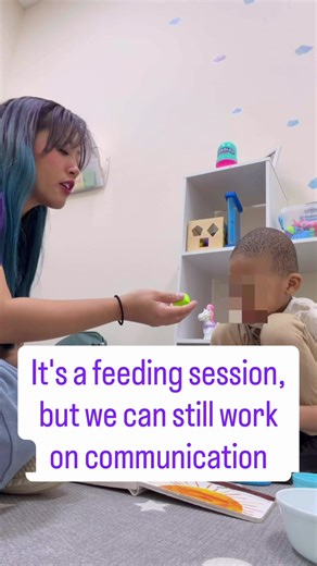 Watch what we did in our feeding plus ABA session. #childdevelopment #abatherapy #orlando #feedingtherapy #parentcoach
