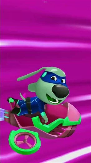 Talking Tom Hero Dash Super Avatar Ben Slides In Snow Smasher Wall & Flies Super Jet & Hit Raccoons