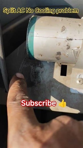 Split AC Outdoor Fan Working Compressor Not Working Problem #trendingvideo #splitairconditioner