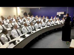 Acting Chief Satterwhite Addresses Cadet Class 266 I Houston Police