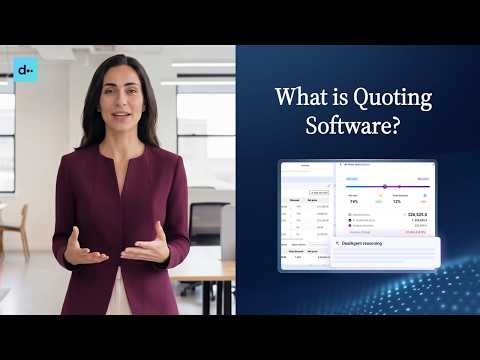 What is Quoting Software? | Eliminate Pricing Errors To Win Deals | DealHub AI