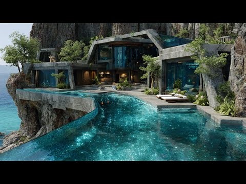 Villa Ultra Moderne de Luxe construite sur la Falaise | Magnifique Vue Panoramique Face à l'Océan