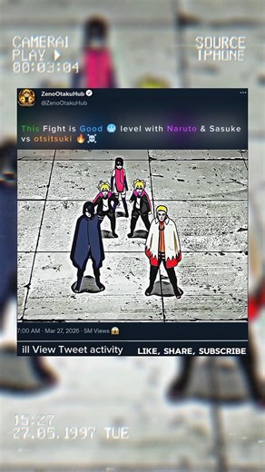 Naruto & Sasuke vs Otsutsuki 😳🔥 | God-Level Fight #shorts #naruto