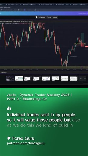 Jeafx - Dynamic Trader Mastery 2026 | PART 2 - Recordings