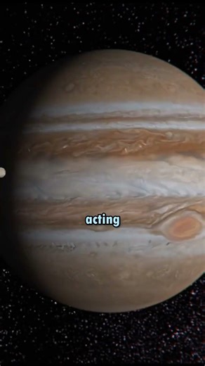 Jupiter: Guardian of the Solar System 🛡️ #solarsystem #universe #jupiter