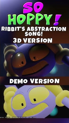SO HOPPY! (Abstraction Song) Demo VS Final Jax's ABSTRACTED Crashout! | The Amazing Digital Circus
