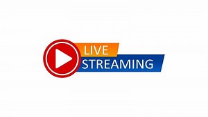 Download live streaming motion animation with a white background for free