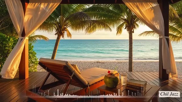 Bossa Nova Morning – Relaxing Beach Vibes with Sunrise & Ocean Waves
