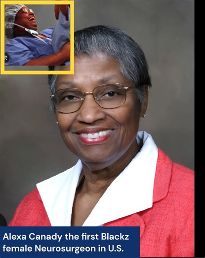 Dr. Alexa Canady shattered bàrriers and made history as the first Black woman neurosurgeon in the United States in 1981. 💪 💪 Her groundbreaking achievement opened doors for countless women and underrepresented groups pursuing careers in medicine and science. Known for her compassion, precision, and dedication, Dr. Canady spent decades transforming patient care and mentoring young doctors. Her leadership extended far beyond the operating room, as she championed diversity and inclusion in the me