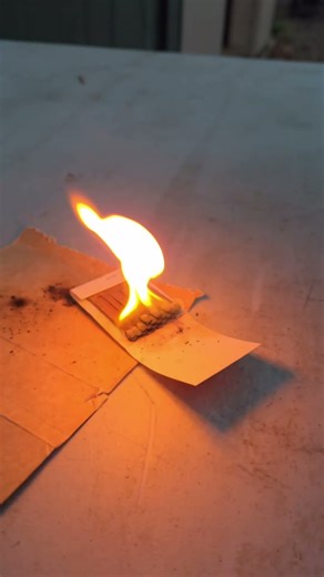 Pyrotechnic Fun. #matches #flintandsteel #fire #outdoors