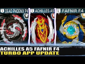 NOVO UPDATE ACHILLES A5 FAFNIR F4 DEAD PHOENIX BEYBLADE BURST APP ENGAARD E4 + NOVOS AVATARES!