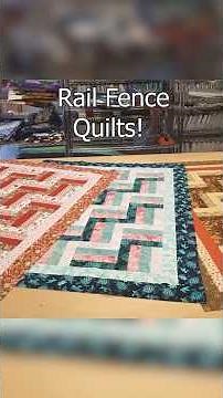 RAIL FENCE QUILTS! #artsandcrafts #quilting #quilt