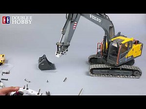 Volvo RC Excavator E010 and E111 Mud Bucket Installation Part 1 | Double E Hobby