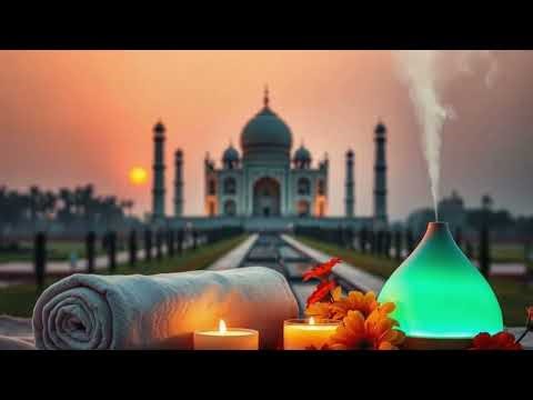 Relaxing Nighttime Spa Vibes | Taj Mahal India Edition