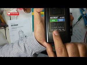 How to measure & check Motor RPM with Tachometer practically...