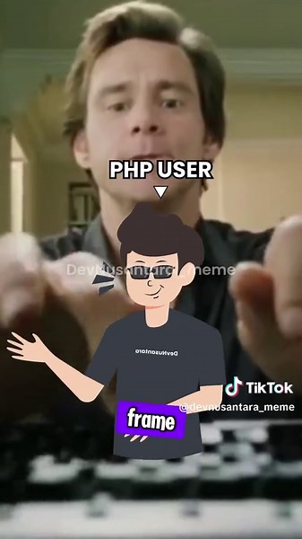 user js vs user php || Part 1 (Hanya Konten Belaka) #php #javascript #memes #memeprogrammer #coding #ngoding #programmingmemes #programming #programmerhumor