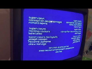 Caillou What An Adventure End Credits 2000 VHS (French Canadian Copy) Teletoon / Cinar / PBS Kids