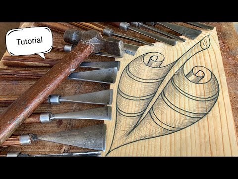 Tutorial wood carving new model design