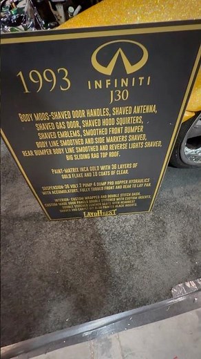 1993 infinity at the Lowrider magazine super show Las Vegas