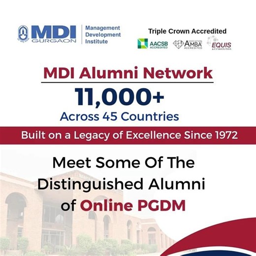MDI Gurgaon Online Post Graduate Diploma in Management (PGDM) Admissions Open