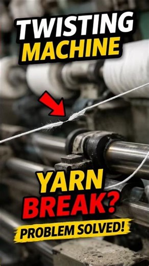 Twisting machine yarn break problem | Simple solution 🔥#youtubeshorts