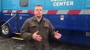 We deployed our new mobile command center today to aid in restoring power after last night's wind storm. Russ Pogats, manager of Emergency Preparedness, describes how the mobile command center helps the restoration effort. For more on the mobile command center: https://empoweringmichigan.com/introducing-the-dte-mobile-command-center/ | DTE Energy