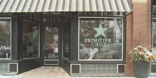 Shopping for primitive antiques in downtown Stromsburg