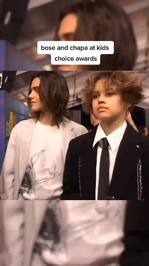 Luka Luhan and Haven Flores at Nickelodeon Kids Choice Awards