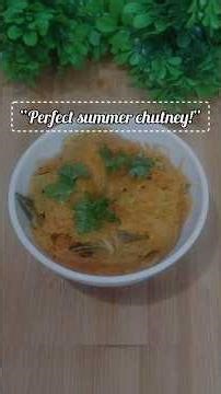 Raw Mango Chutney Recipe | Instant Kacche Aam Ki Chutney | Summer Special Tangy&Spicy#shorts#mangos