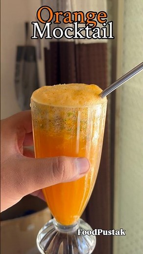 This summer Let’s try this super simple Orange Mocktail. #mocktails #mixeddrinks #premixedcocktails