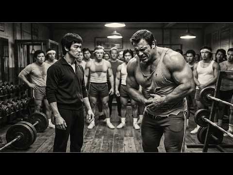 BRUCE LEE VS 350LB MASSIVE BODYBUILDER IN LA GYM — HE COULDN'T BREATHE IN 8 SECONDS