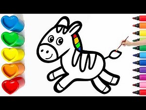 🦓How To Draw a Cute Zebra | Easy Step By Step Tutorial #17