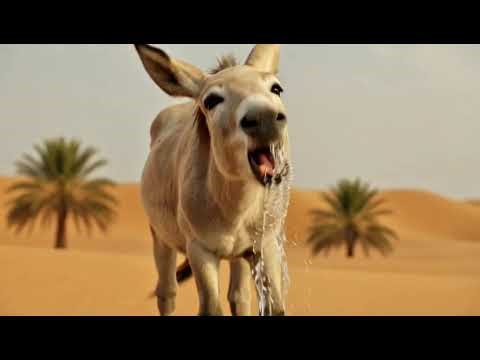 Thirsty Camel & Donkey Sees Water funny happy Mod #youtube #viralpostmost #nature