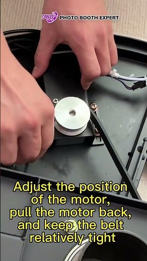How to Adjust Your 360 Photo Booth Motor and Belt | Quick Fix Tutorial #360photobooth