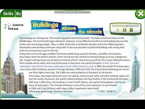 Excel 6 module 8 p92 Buildings above the clouds text ver