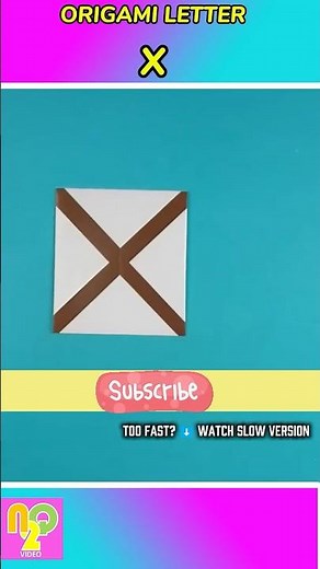 How to Make Origami Letter X ✉️ (Easy Tutorial for Beginners)