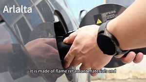 J1772 to Tesla Adapter Fit J1772 Stations, 80 Amp 250V Max Fast Charging for Tesla Model 3, Y, X, S, Cybertruck, Safety Certified, Fast EV Charging Adapter for Tesla Vehicles