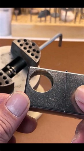I Cut a Window Into My Zippo 🔥You Can See the Fuel Inside This Zippo, Transparent Zippo?!
